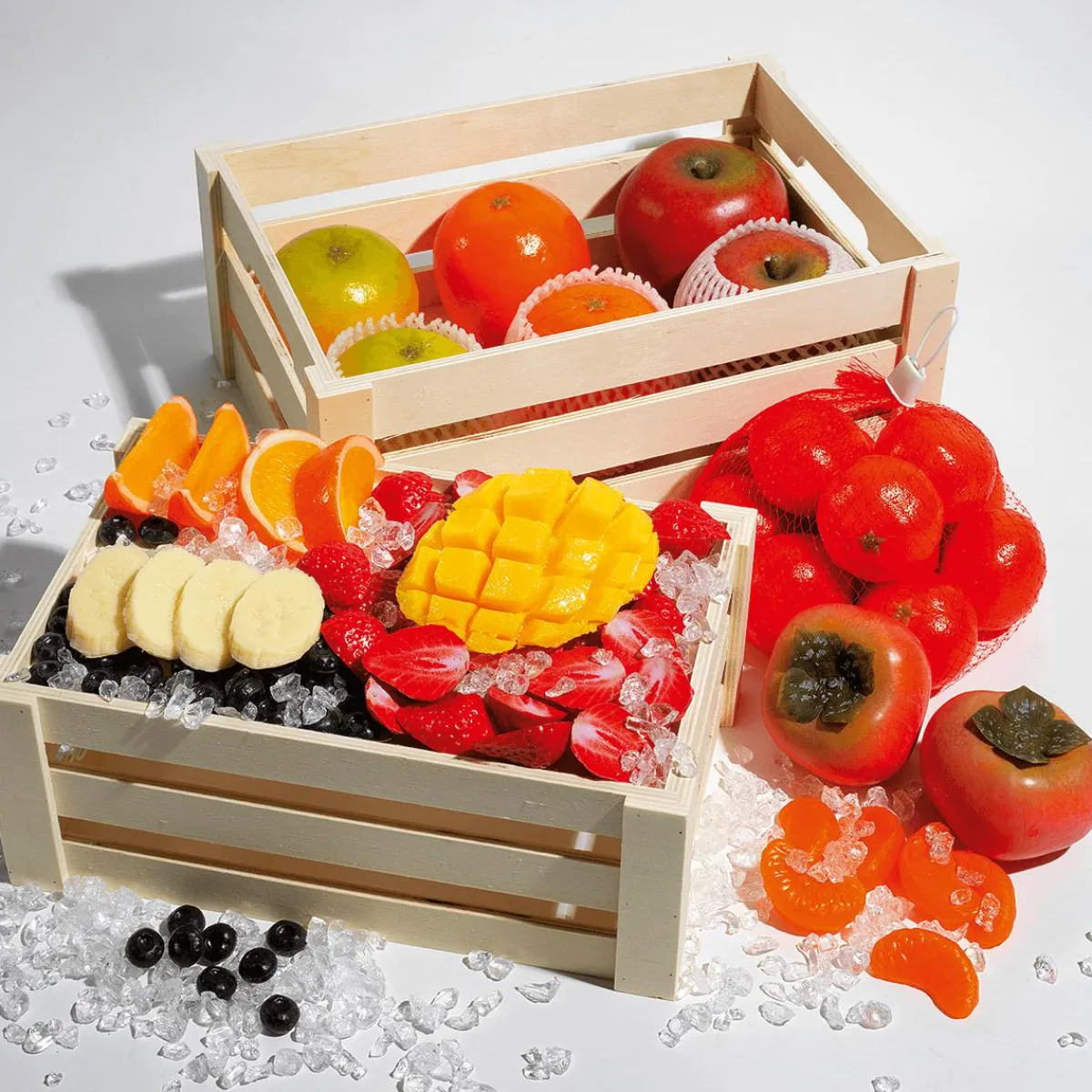 Aliment Factice 9 Cm, 3 Pces-DecoWoerner Outlet