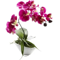 Orchidée Artificielle En Pot, 28 Cm-DecoWoerner Outlet