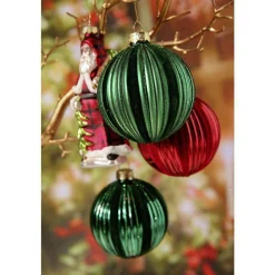 Ornement De Noël Red Velvet, 8 Cm, 2 Pièc-DecoWoerner Clearance