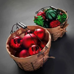 Ornement De Noël Red Velvet, 8 Cm, 2 Pièc-DecoWoerner Clearance