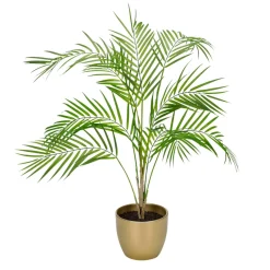 Palmier Artificiel Décoratif En Pot 12 X 25 Cm-DecoWoerner Discount