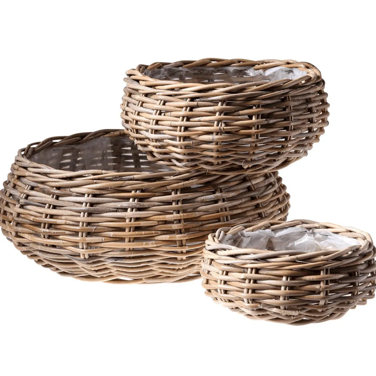 Panier à Plantes En Rotin-DecoWoerner