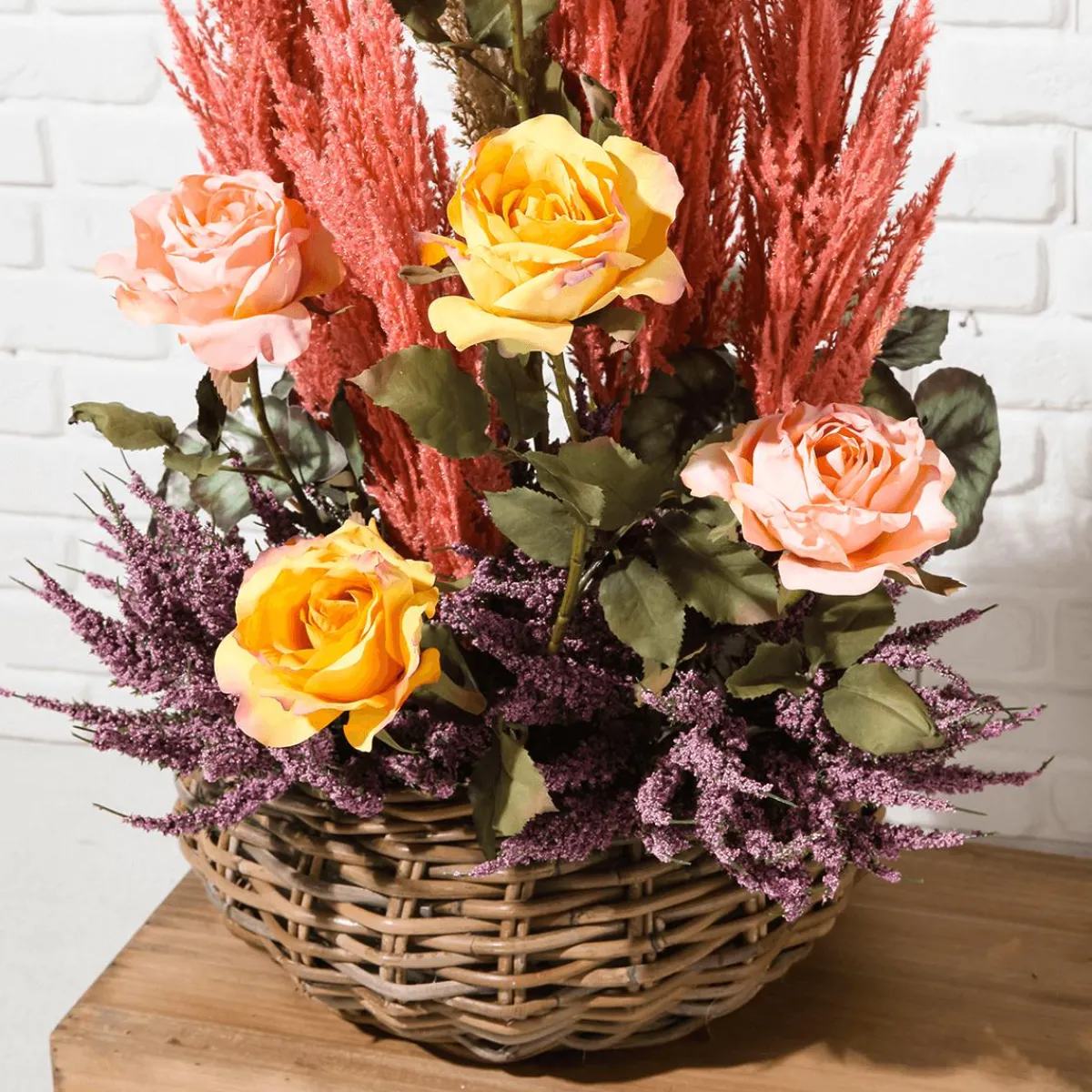 Panier à Plantes En Rotin-DecoWoerner
