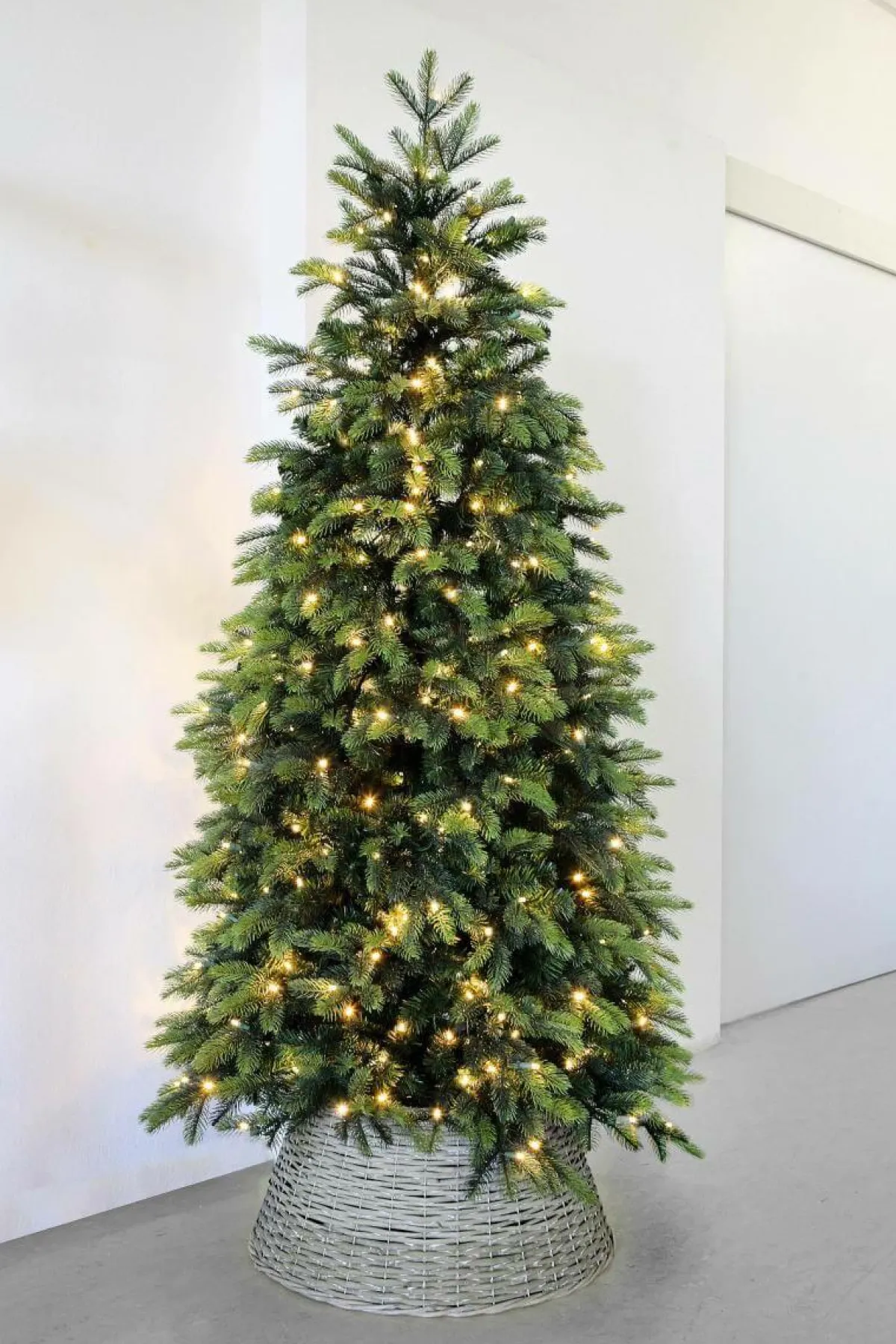 Panier D’osier Cache-pieds D’arbre De Noël, Ø 57 Cm-DecoWoerner Online
