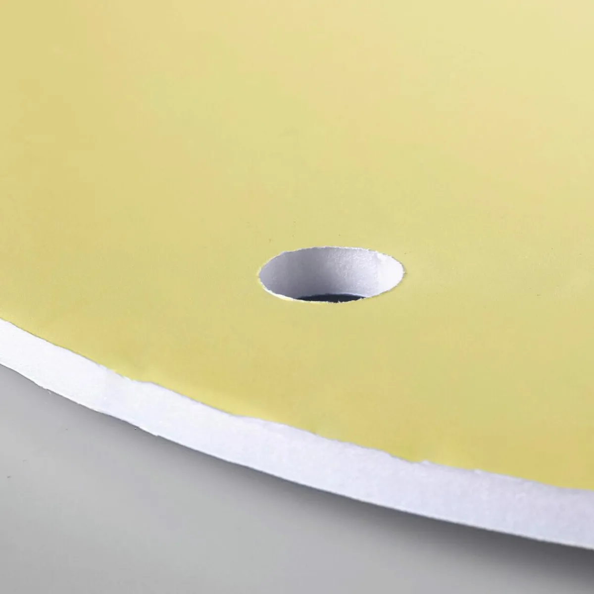 Panneau Déco Cercle 50 Cm Ø /jaune Pastel-DecoWoerner Outlet