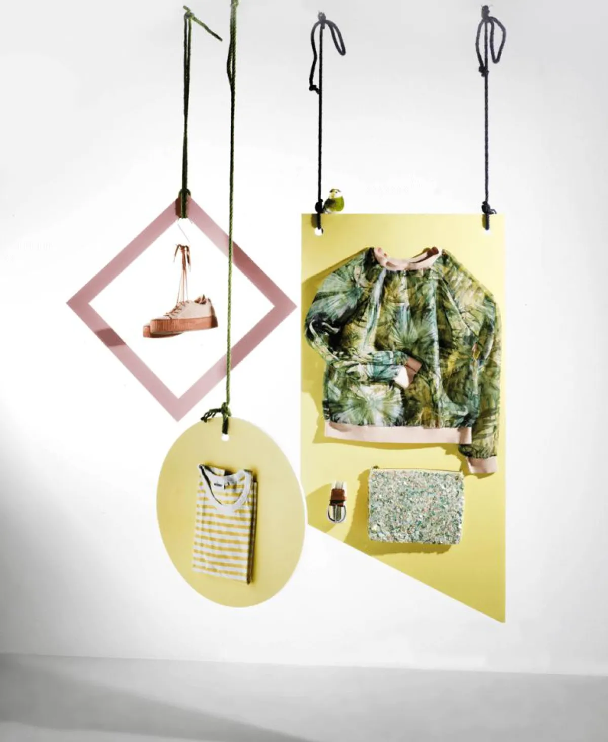 Panneau Déco Cercle 50 Cm Ø /jaune Pastel-DecoWoerner Outlet
