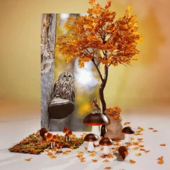 Panneau De Feuilles D'automne Artificielles, 50 X 50 Cm-DecoWoerner Sale