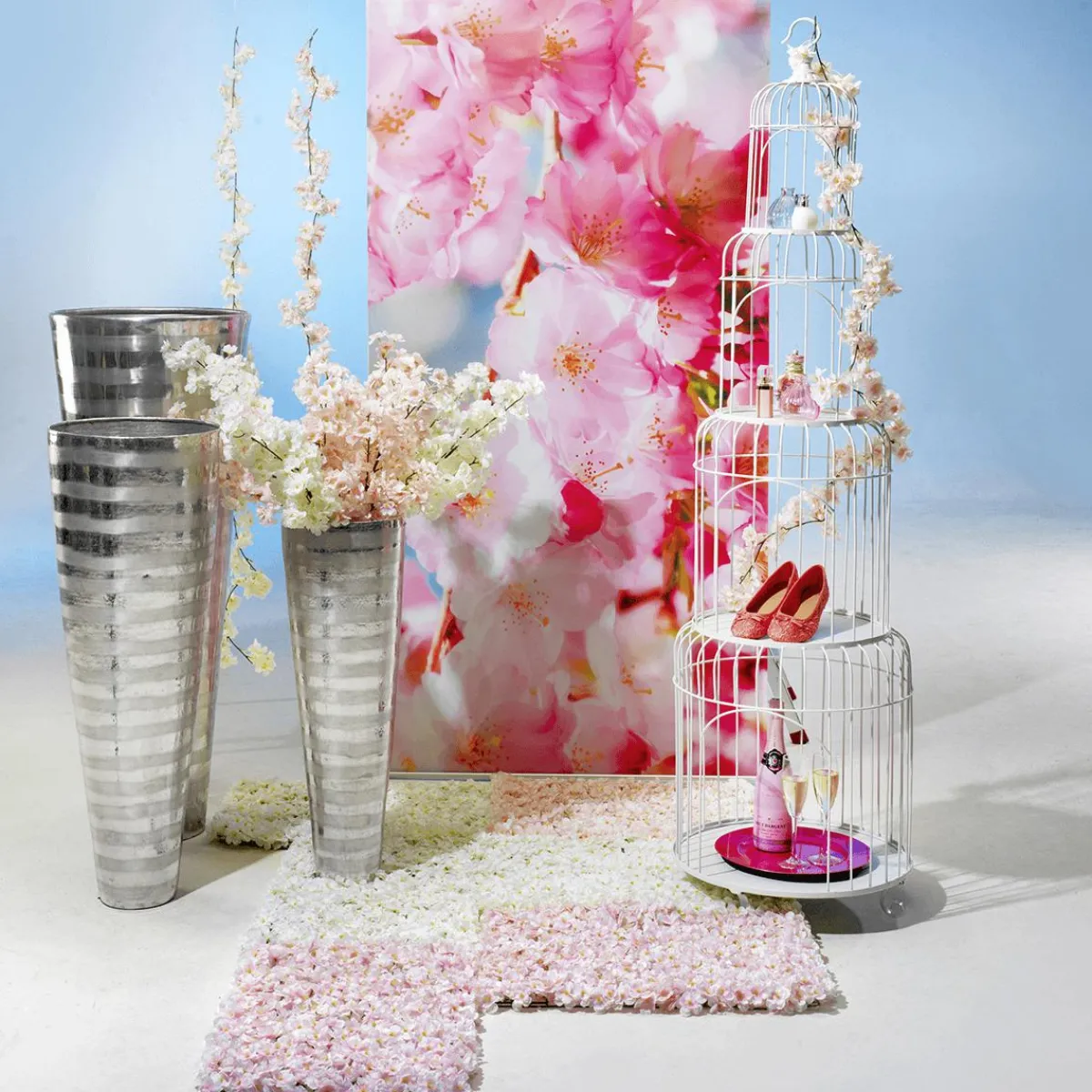 Panneau De Fleurs De Cerisier Artificielles, 40 X 60 Cm-DecoWoerner Sale
