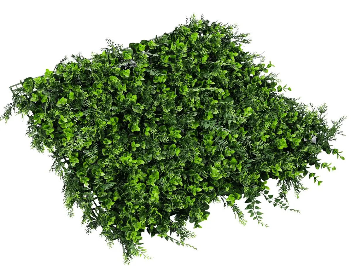 Panneau D'eucalyptus-fougère Artificiel De Qualité Supérieure, 50 X 50 Cm-DecoWoerner Hot
