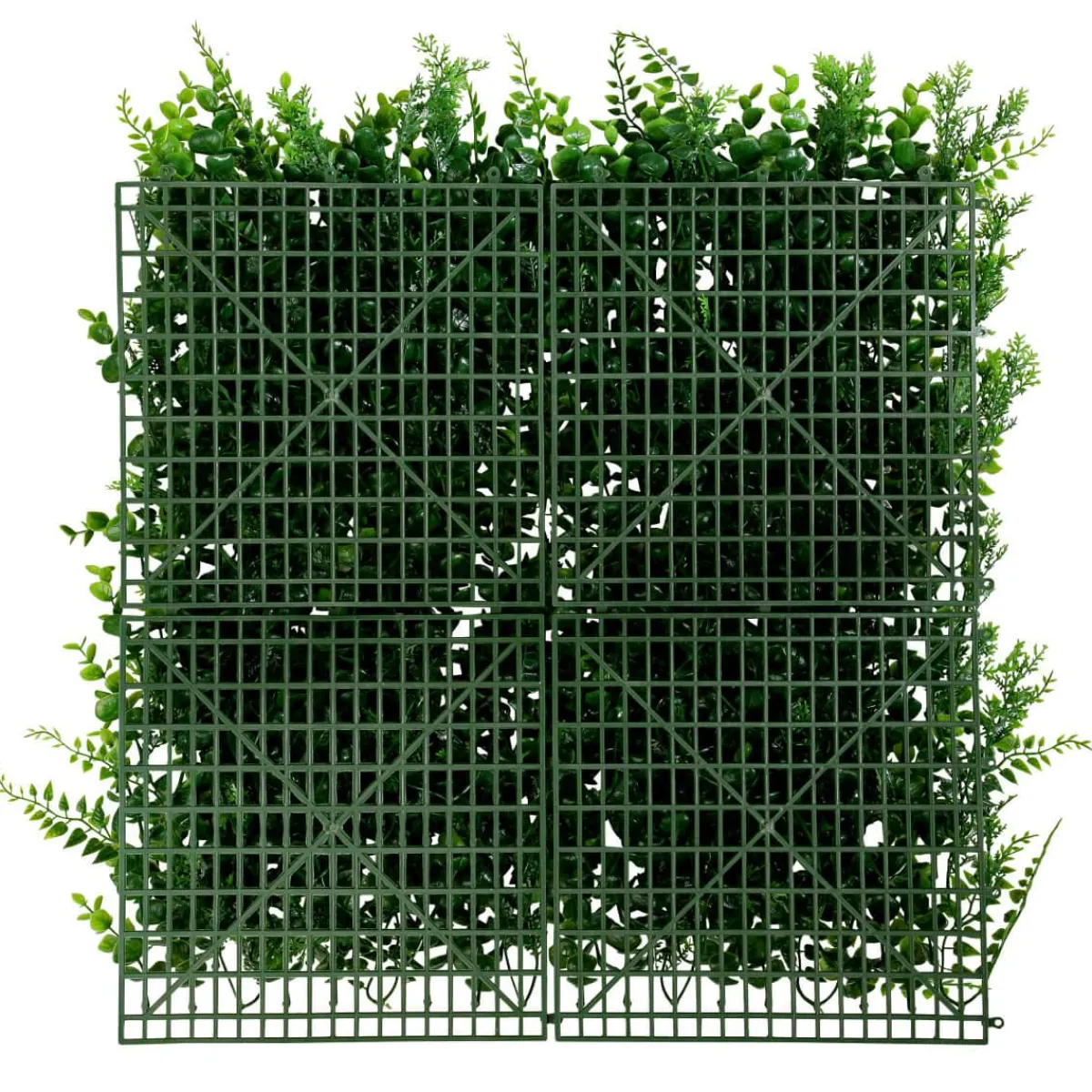 Panneau D'eucalyptus-fougère Artificiel De Qualité Supérieure, 50 X 50 Cm-DecoWoerner Hot
