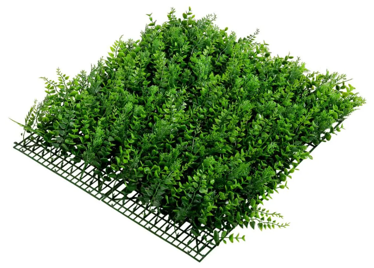 Panneau D'eucalyptus-fougère Artificiel De Qualité Supérieure, 50 X 50 Cm-DecoWoerner Hot