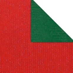 Papier Cadeau Bicolor Rouleau Rouge 50 Cm X 50 M-DecoWoerner