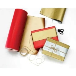 Papier Cadeau Bicolore 70 Cm, 100 M, /or-DecoWoerner Online