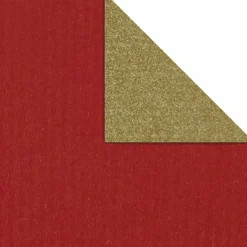Papier Cadeau Bicolore 50 Cm, 250 M, Or-DecoWoerner Online