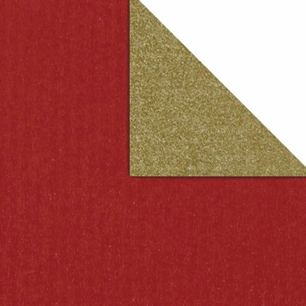 Papier Cadeau Bicolore 50 Cm, 250 M, Or-DecoWoerner Online