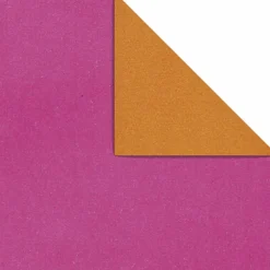 Papier Cadeau Bicolore 50 Cm, 100 M, Rose-DecoWoerner Outlet