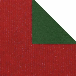 Papier Cadeau Bicolore 50 Cm, 100 M, Foncé Rouge-DecoWoerner Hot