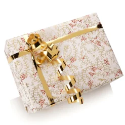 Papier Cadeau Durable Avec Animaux De La Forêt, Rinceaux Et Baies Rouges - Rouleau De 50 M De Papier Cadeau-DecoWoerner Sale