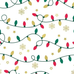 Papier Cadeau Guirlande Lumineuse-DecoWoerner Outlet