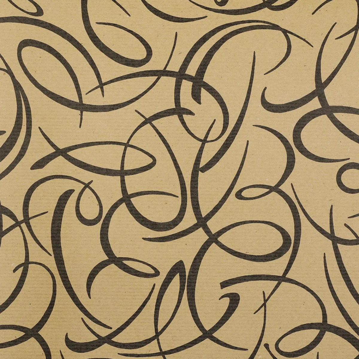 Papier Cadeau Kringle Brun / Noir, Largeur 70cm, Rouleau De 40 M-DecoWoerner Online
