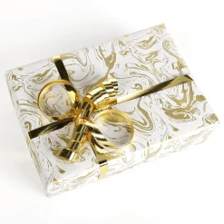 Papier Cadeau Marbre Doré-DecoWoerner Best