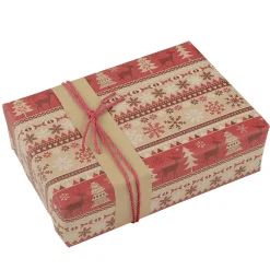 Papier Cadeau Norvégien Nature /-DecoWoerner Best