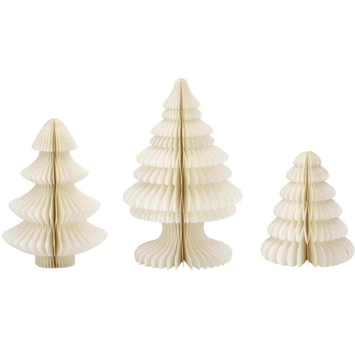 Papier Gaufré Deluxe Set De Sapins 3 Pcs.-DecoWoerner Clearance
