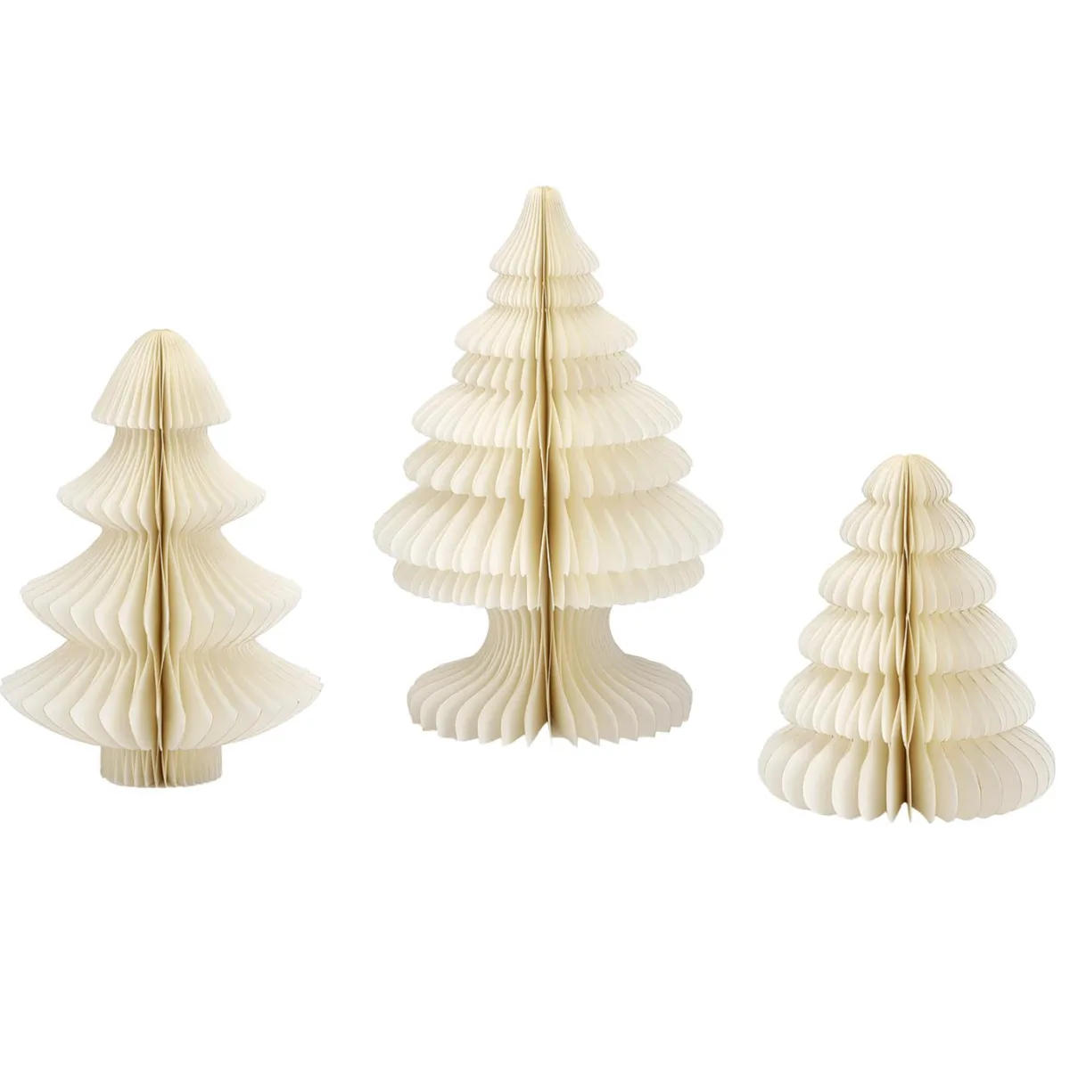 Papier Gaufré Deluxe Set De Sapins 3 Pcs.-DecoWoerner Clearance