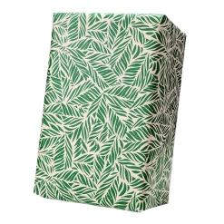 Papier Kraft Recyclé Avec Feuilles De Palmier es - Rouleau De 50 M De Papier Cadeau-DecoWoerner Outlet