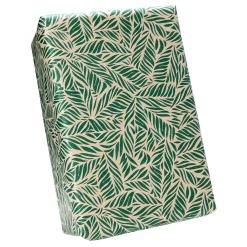 Papier Kraft Recyclé Avec Feuilles De Palmier es - Rouleau De 50 M De Papier Cadeau-DecoWoerner Outlet