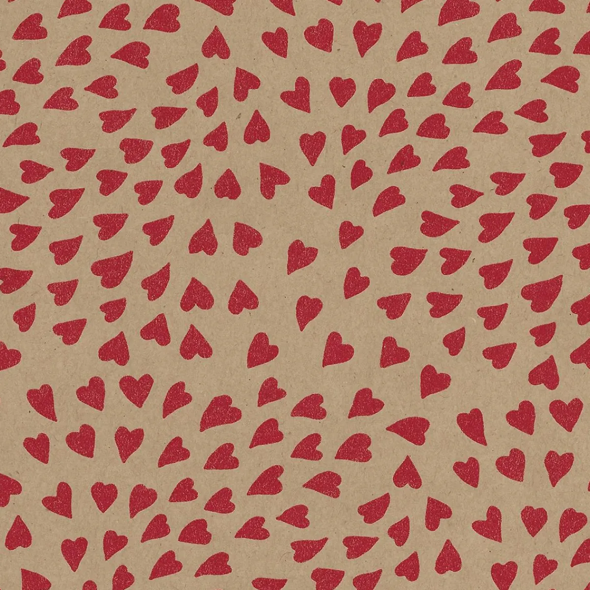 Papier Kraft Recyclé Avec Cœurs s - Rouleau De 50 M De Papier Cadeau-DecoWoerner Hot
