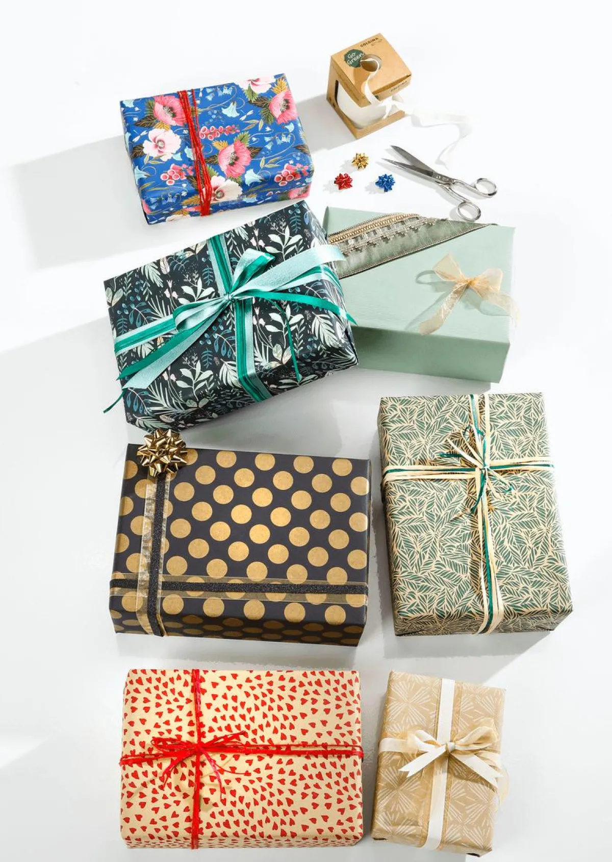 Papier Kraft Recyclé Avec Cœurs s - Rouleau De 50 M De Papier Cadeau-DecoWoerner Hot