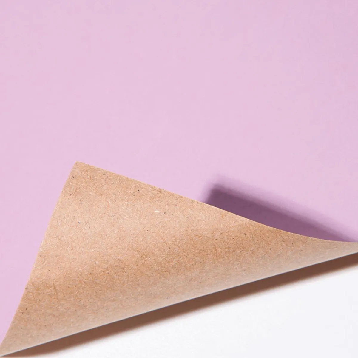 Papier Kraft Recyclé Uni Lilas - Rouleau De Papier Cadeau De 50 M-DecoWoerner New
