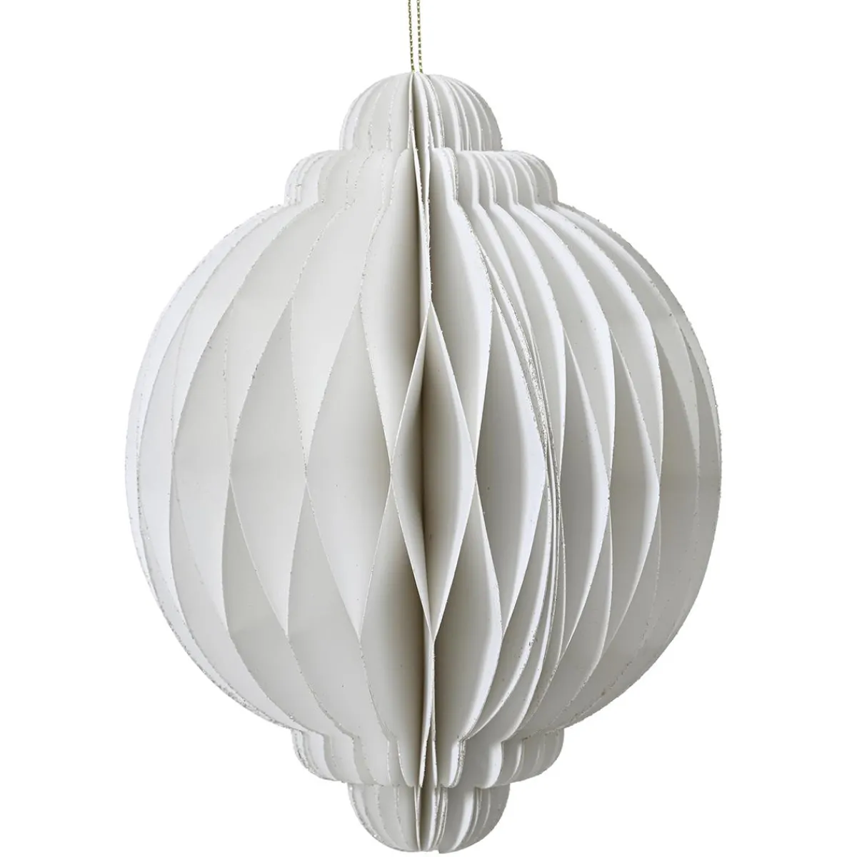 Papier Nid D'abeille Deluxe Ornement à Suspendre Rond 30 Cm Ø-DecoWoerner Best