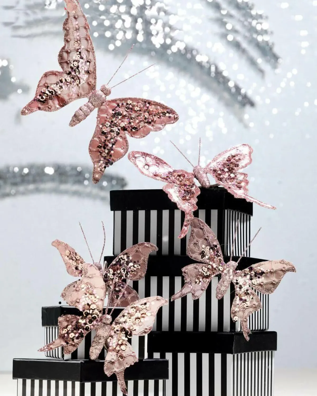 Papillon Avec Clip, 16 Cm, 2 Pces,-DecoWoerner Sale