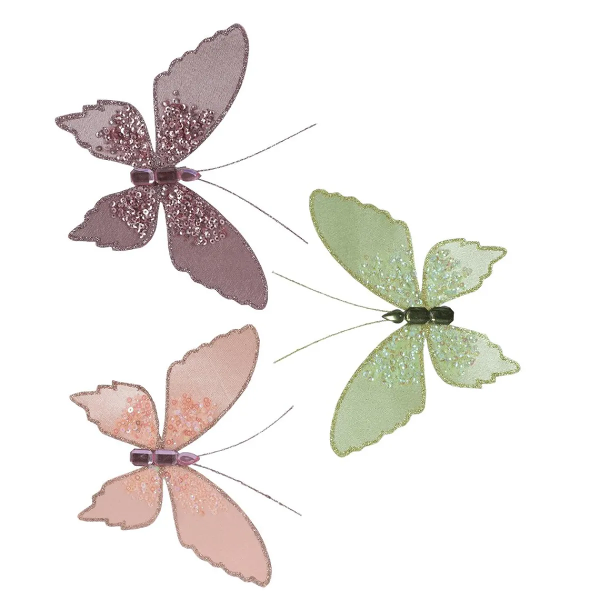 Papillons 3 Pièces Sur Clip-DecoWoerner Best