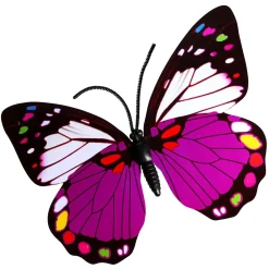 Papillons Déco Mauves 40 Cm 3 Pces-DecoWoerner New