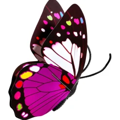 Papillons Déco Mauves 40 Cm 3 Pces-DecoWoerner New