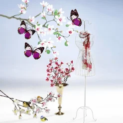Papillons Déco Mauves 40 Cm 3 Pces-DecoWoerner New