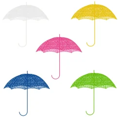 Parasol 3D En Fibre Tressée 100 Cm-DecoWoerner Best