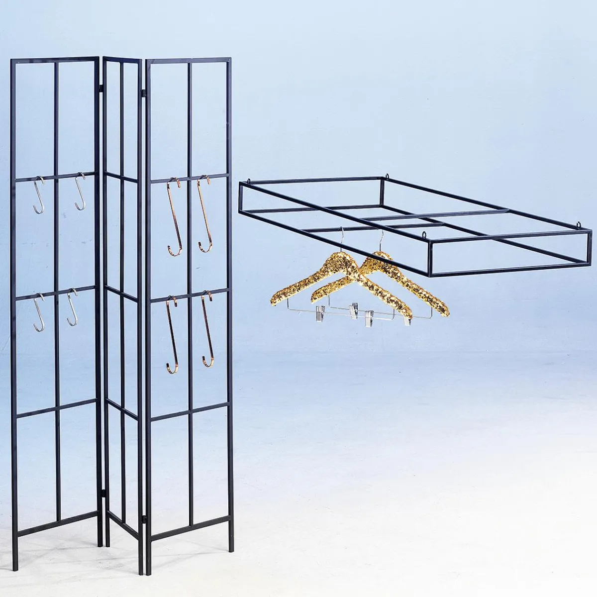 Paravent Métallique Haut. 160 Cm-DecoWoerner Best