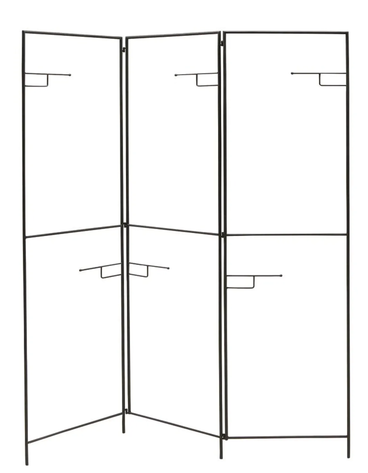 Paravent Métallique Haut. 200 Cm-DecoWoerner Clearance