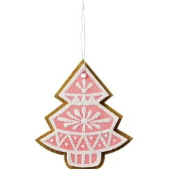 Pendentif De Noël Pain D'épices Sapin 13 Cm 4 Pièces-DecoWoerner Clearance