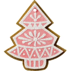 Pendentif De Noël Pain D'épices Sapin 13 Cm 4 Pièces-DecoWoerner Clearance