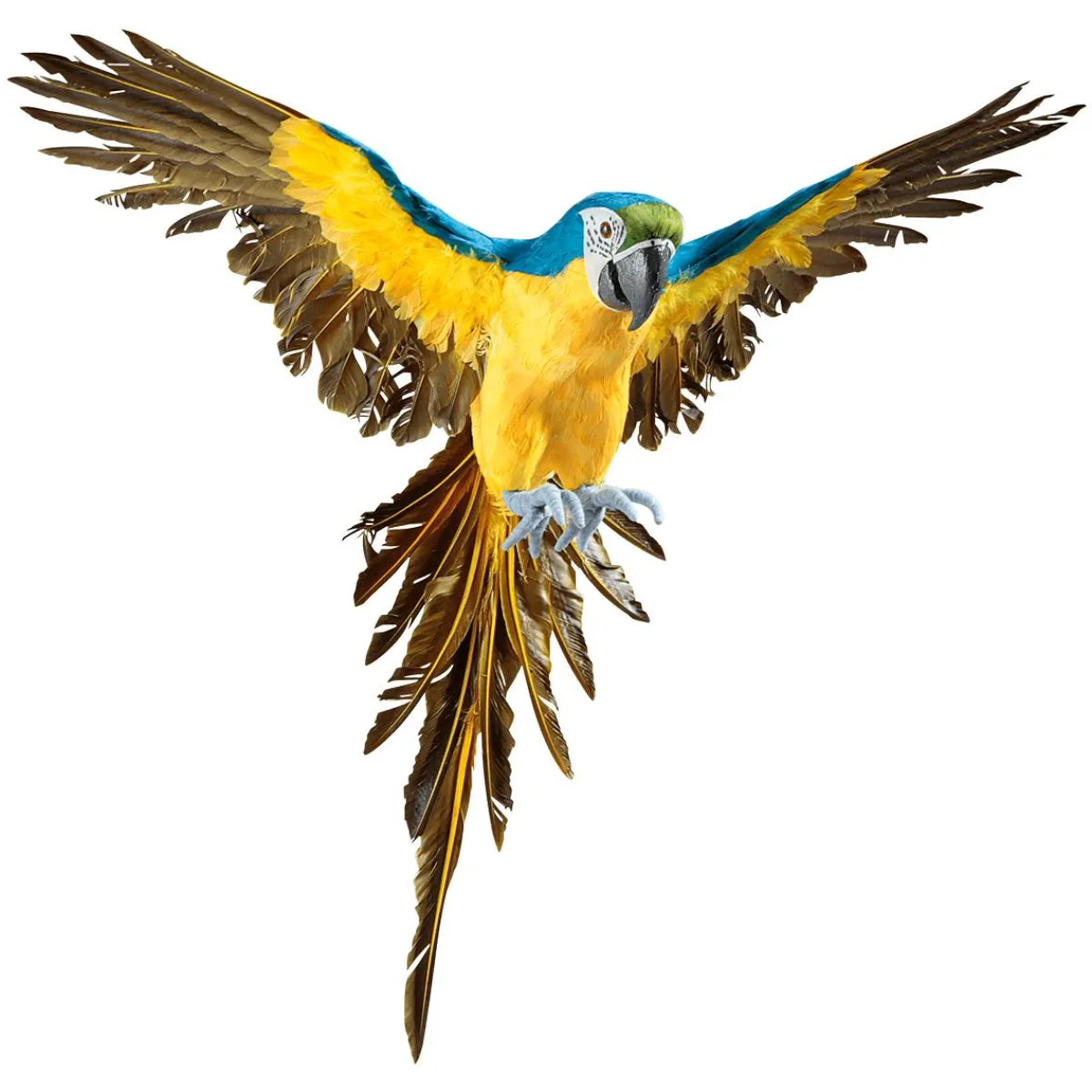 Perroquet Déco -jaune Long. 77 Cm-DecoWoerner Best