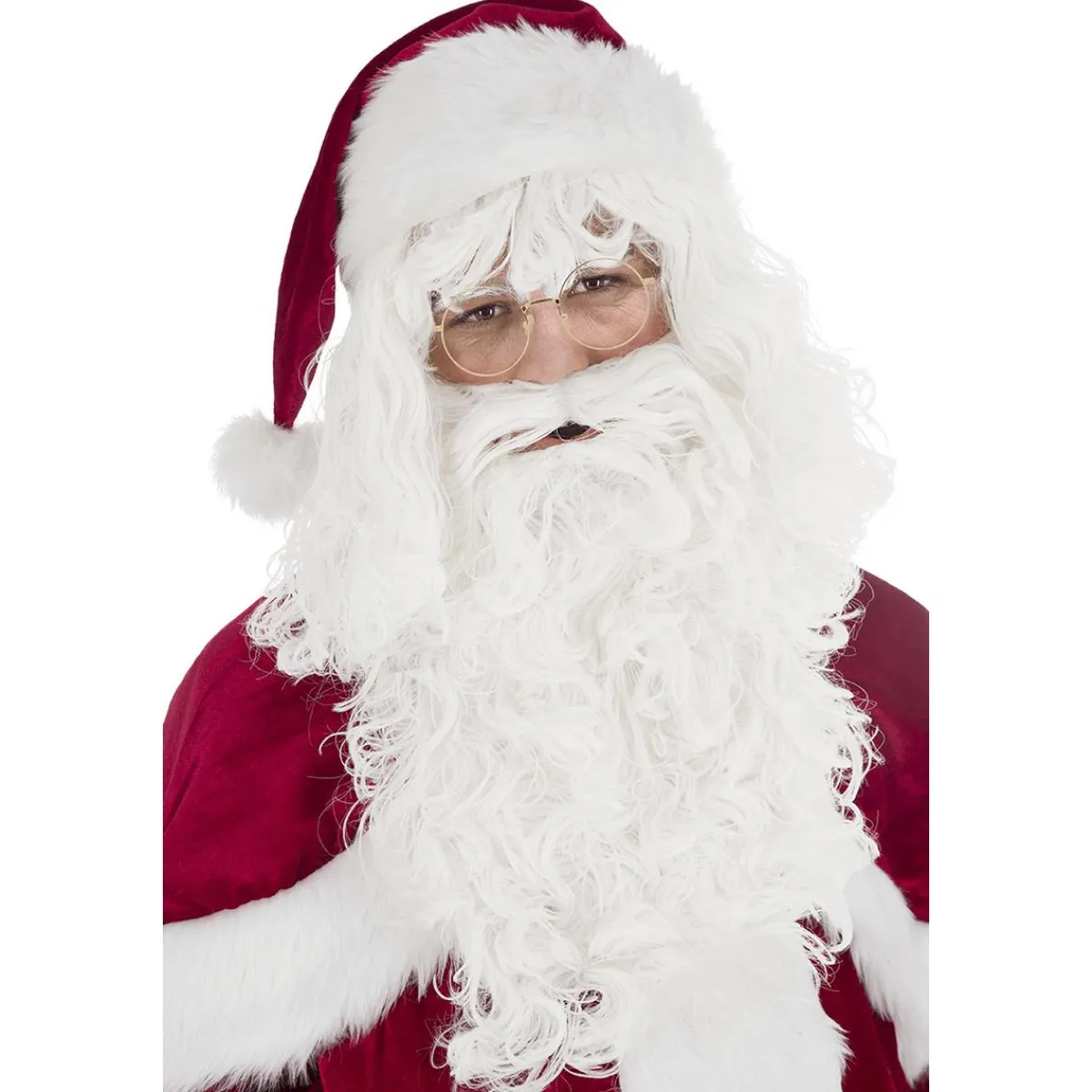 Perruque Et Barbe Bouclées Du Père Noël-DecoWoerner Sale
