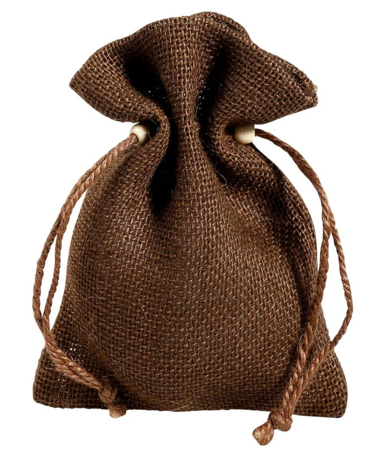 Petit Sac En Jute, 18 Cm, Brun-DecoWoerner Discount