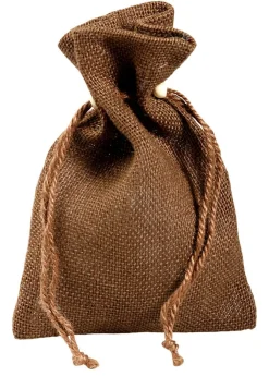 Petit Sac En Jute, 22 Cm, Brun-DecoWoerner Discount