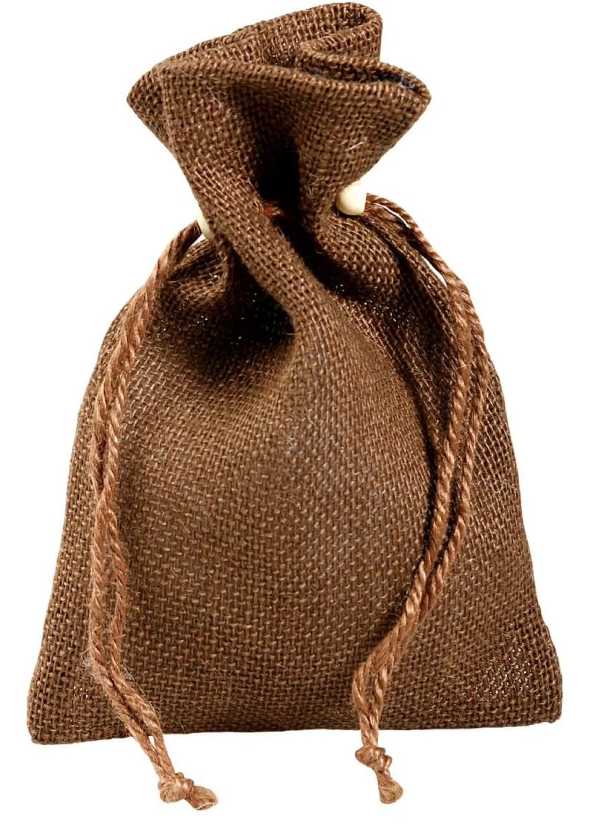 Petit Sac En Jute, 22 Cm, Brun-DecoWoerner Discount