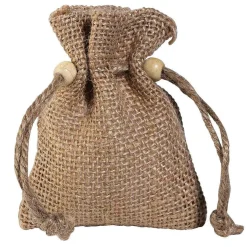 Petit Sac En Jute, 10 Cm, Nature-DecoWoerner Best